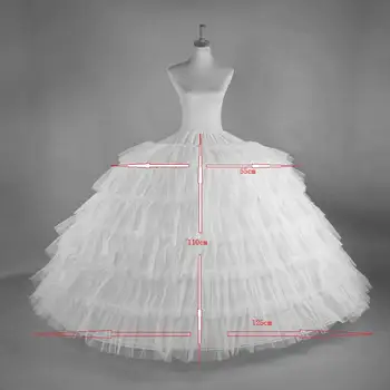 6 Обручей, нижняя юбка с кринолином, юбка-обруч, платье принцессы для косплея, нижняя юбка для свадебного платья