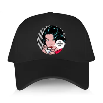 Горячая распродажа, Роскошная Брендовая летняя шляпа в классическом стиле Twin Peaks Audrey, Забавный Дизайн, Хлопковые уличные кепки, Дышащая бейсболка Унисекс