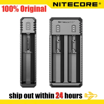 Зарядное устройство NITECORE UI1 UI2 Портативное USB-Литий-ионное Зарядное Устройство для 26650 20700 21700 18650 16340 14500 аккумулятор