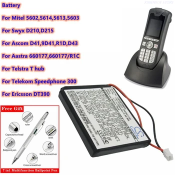 Аккумулятор для беспроводного телефона 650 мАч для Aastra 660177, Ascom 9D41, D41, D43, R1D, Avaya 3720, ERICSSON DT390, Innovaphone IP61, Swyx D210 D215