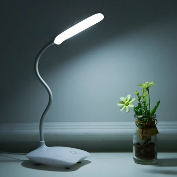 Трогательная Настольная Лампа Ultralight Table Light LED Dimmable USB Charging Настольная Лампа для ухода за глазами для Учебы, Чтения, Рабочей Лампы