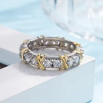 Изысканные модные кольца с цирконами для женщин, Обручальное кольцо, Романтический подарок на Годовщину Дня Святого Валентина, ювелирные изделия