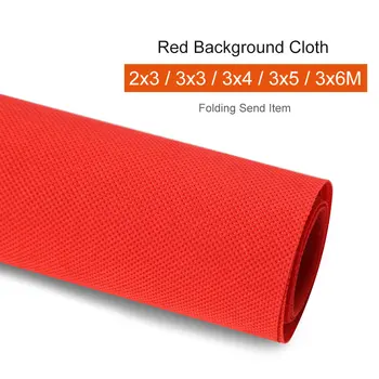 Красные Фоны 2x3m 3x3m 3x4 m 3x5m 3x6m Красный Нетканый Материал Фон для Фотосъемки Фоновая Ткань для Фотостудии