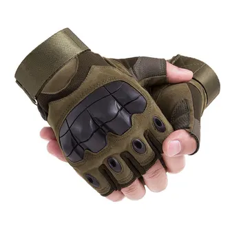 Тактические перчатки, перчатки на половину пальца, перчатки для занятий велоспортом на открытом воздухе