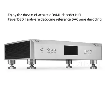 Наслаждайтесь декодером sound DAM1 dream HIFI fever DSD с аппаратным декодированием и эталонным декодированием DAC pure.
