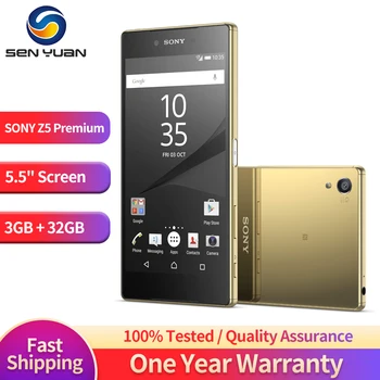 Оригинальный Sony Xperia Z5 Premium E6853 E6883 4G Мобильный Телефон 5,5 