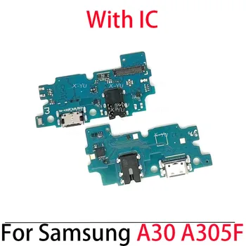 Для Samsung Galaxy A30 A305F A305 USB зарядная плата док-порт для замены гибкого кабеля