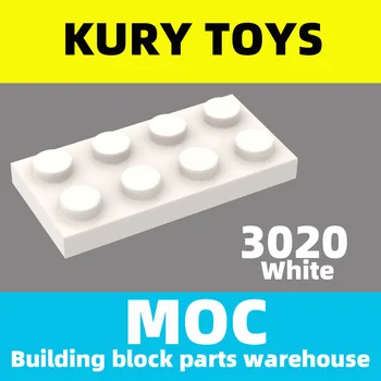 Kury Toys DIY MOC Для 3020 частей строительного блока Для плиты 2 x 4 Для плиты