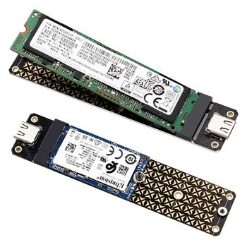 Конвертер NGFF M.2 в USB3.1 Type-C с чипом JMS580 M.2NGFF Твердотельный диск SSD К USB-адаптеру Поддерживает SSD размером 2230/2242/2260/2280