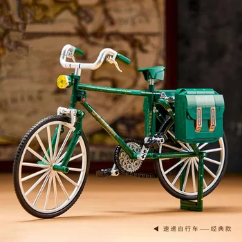 2023 Городское творчество Почтовая модель велосипеда Строительные блоки Кирпичи Игрушки для детей Подарок на Новый год