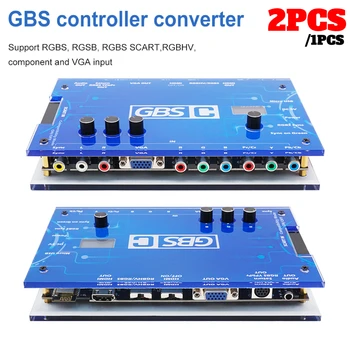 2/1ШТ GBS Control GBSC Видео Конвертер RGBS VGA Scart Ypbpr Сигнала в VGA HDMI-совместимый Для Ретро Игровых консолей SEGA PS2 NGC
