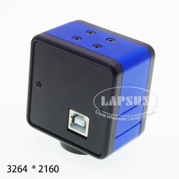 7MP 3264*2160 USB 2.0 HD PC Промышленный Микроскоп Камера/5X-100X Зум-Объектив 144 Светодиодных Кольцевых Светильника Полный Комплект