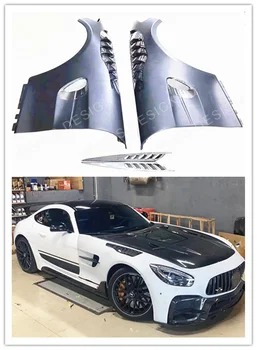 Для Mercedes Benz AMG GT GTC GTS Высококачественные Передние Крылья Из Углеродного Волокна С Перфорацией Fender Pro Style Car Body Kit