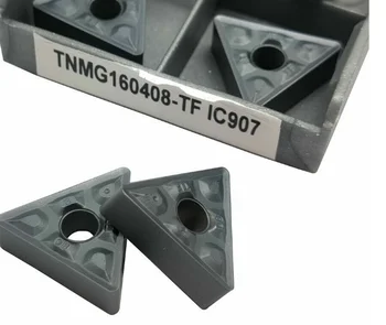 10 шт. твердосплавная вставка TNMG160408-TF IC907