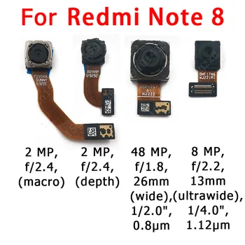 Оригинальная Передняя Задняя Камера Для Xiaomi Redmi Note 8 Модуль Основной Фронтальной Камеры Замена Гибкого Кабеля Запасные Части