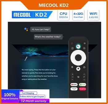 mecool kd2 TV Stick vs x96s глобальная версия Android 11 Сертифицированный Google Amlogic S905Y4 4G 32G DDR4 4K 2.4G и 5G Wifi BT Ключ