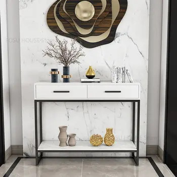 Консольные столики Nordic, креативная мебель для гостиной, декоративные шкафы для перегородок, современный простой консольный столик с выдвижными ящиками для дома