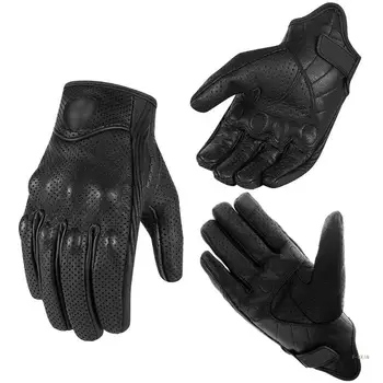 Перчатки для верховой езды M5TC из мотоциклетной искусственной кожи, износостойкие противоскользящие перчатки с длинными пальцами