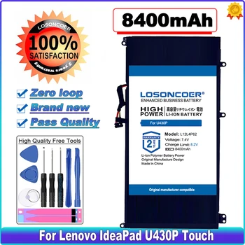 LOSONCOER 8400 мАч L12M4P62 L12L4P62 Аккумулятор Для Ноутбука Lenovo IdeaPad U430P Touch U430 U430p U530 U530P