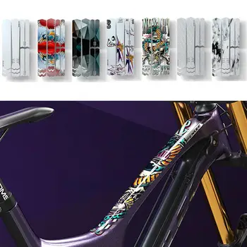 Защитная лента для рамы велосипеда, Утолщенный протектор рамы горного велосипеда, Совместимый с транспортными средствами Mtb/xc/road/dh для скоростного спуска