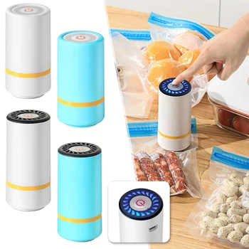 Портативная вакуумная упаковочная машина Mason Jar, не содержащая БАП, вакуумный упаковщик для хранения пищевых продуктов, термостойкий для кухонных гаджетов с широким горлышком
