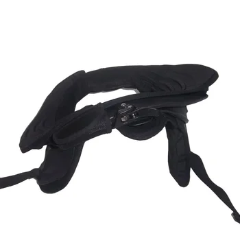 Защитный спортивный шейный бандаж для мотокросса на мотоцикле, Поддерживающее снаряжение, Велосипедный спортивный ударопрочный шейный бандаж, протектор-черный