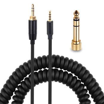 Удлинитель сменного кабеля с пружинной намоткой 6,35 мм для наушников Klipsch Reference Over-Ear On-Ear II Bluetooth