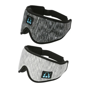 Беспроводная маска для сна, гарнитура, Bluetooth-совместимый головной убор, наушники, Дышащая складная USB-зарядка для домашнего офиса