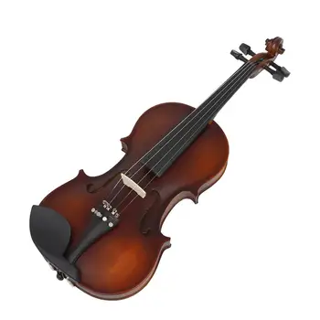 Ретро скрипка 4/4 для начинающих, деревянный матовый футляр для скрипичного лука, набор Любителей музыки, играющих на музыкальных инструментах