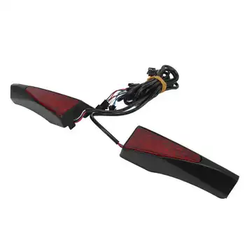 Указатель поворота электрического скутера 10-дюймовый указатель поворота скутера Легкий 1 пара красных источников света высокой яркости для M4