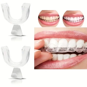 2 шт Удобных пользовательских формы Можно использовать для ночной шлифовки, бруксизма, ванночек для отбеливания и средств защиты зубов