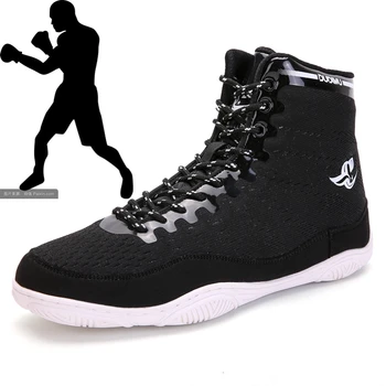 Роскошные борцовские ботинки Мужские Тренировочные борцовские боксерские ботинки Профессиональная борцовская спортивная обувь Противоскользящие боксерские туфли