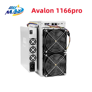 Подержанный Майнер Avalon Miner 1166 Pro 75T 78T SHA256 с Блоком Питания Asic Miner Avalon 1166Pro BTC BTH Bitcoin Miner Бесплатная Доставка