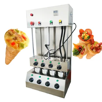 Автоматическая машина для производства пиццы в виде конуса, торговый автомат для пиццы из нержавеющей стали для продажи