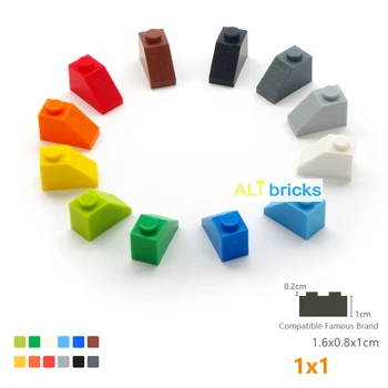 25ШТ наклонных строительных блоков размером 45 2x1 