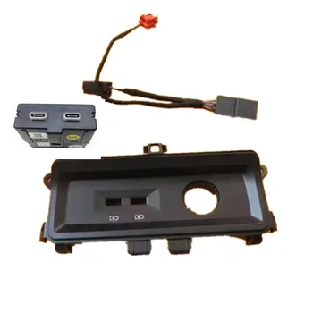 Адаптер USB-разъема для подлокотника заднего сиденья Type C для Audi A6 C8 A7