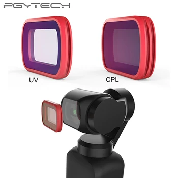 PGYTECH Для DJI OSMO Карманные фильтры UV CPL Профессиональный фильтр OSMO Карманная камера Аксессуары для подвеса