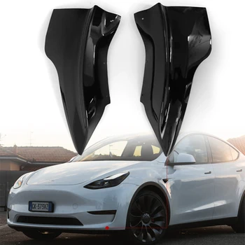 Для автомобиля Tesla Model 3/Y В стиле Thunder Защита угла переднего бампера Передние планки Комплект защитных украшений для передней губы Аксессуары