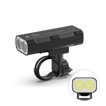 5200 мАч 2400 мАч Велосипедный фонарь IPX5 Водонепроницаемый USB Зарядка Велосипедная фара Светодиодная лампа Фонарик в качестве источника питания