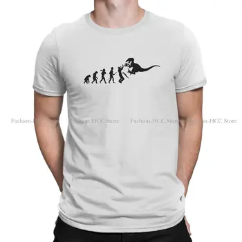 Модные футболки Clever Girl Evolution, мужская уличная футболка с графическим рисунком, круглый вырез
