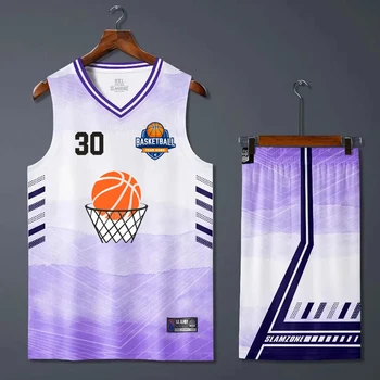 Комплекты детской баскетбольной майки на заказ, мужская баскетбольная форма колледжа, Дышащая одежда для тренировок школьной команды с коротким рукавом