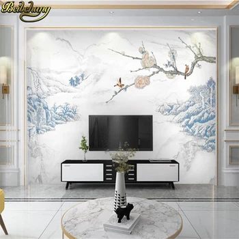 beibehang пользовательские китайские мраморные пейзажи Европейские обои с каменным цветком для гостиной фон 3D обои домашний декор