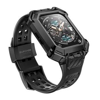 Чехол Для Apple Watch 8/7/6/5/4 / SE Case (45/44 мм) UB Pro XT Металлический прочный корпус для часов с гибкими ремешками