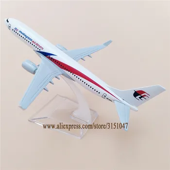 16 см Сплав Металла Air Malaysia B737 Airlines Модель самолета Malaysian Boeing 737 Airways, Изготовленная на заказ Модель Самолета Airplane