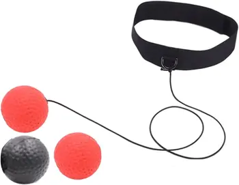 Боксерский мяч с оголовьем - Оборудование для Тренировки Ударов руками | Мяч с Оголовьем для Тренировки Зрительно-моторной координации, Boxing Equi