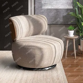 Дизайн Минималистичный стул Nordic Lounge Продвинутые Современные офисные стулья Кожаная мебель для спальни Мебель для дома El Hogar