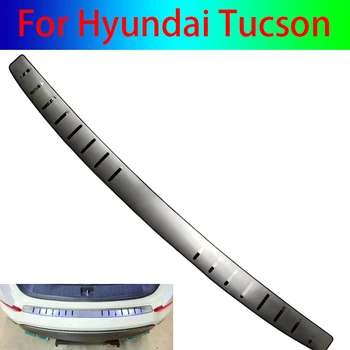 Протектор заднего бампера из нержавеющей стали, порог, задняя защита багажника, Накладка протектора, Автомобильный стайлинг для Hyundai Tucson 2015 2016 2017 2018