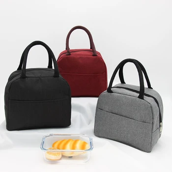 Переносная изоляционная сумка, рабочая утолщенная термосумка для Бенто, сохраняющая тепло, сумки для пикника, сумки для ланча для женщин