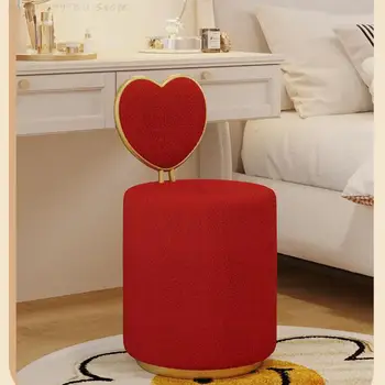 Косметический стул со спинкой легкий роскошный стул для комода в спальне современный простой стул для девочек ins для ногтей