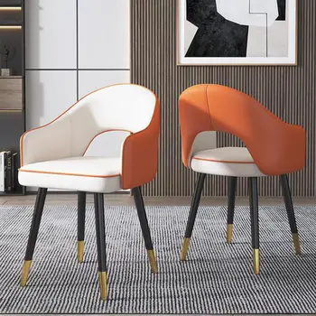 Скандинавский легкий роскошный обеденный стул, домашний стул со спинкой, современный простой комод для маджонга, конференц-зал для ногтей, отель